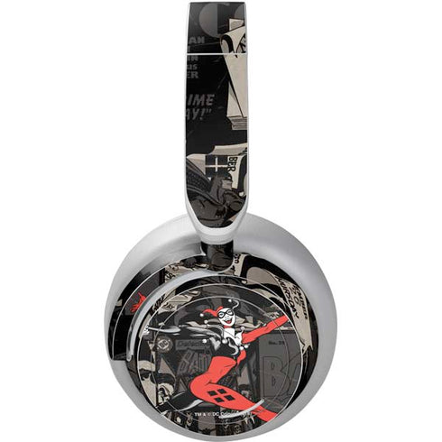 DC Comics Harley Quinn Vintage Action pose pattern Surface Headphones Skin